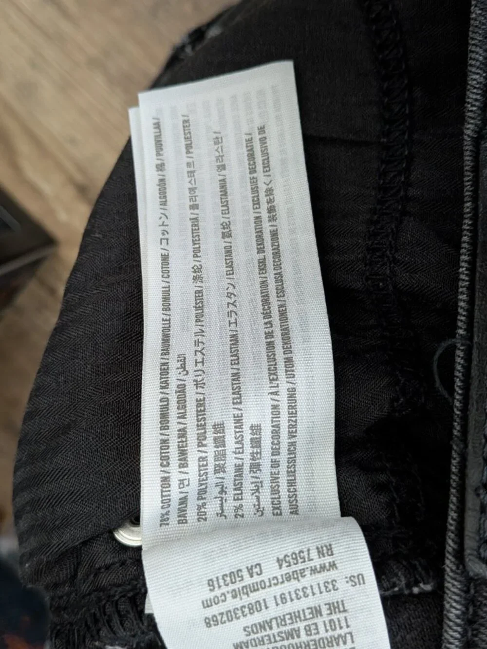Hollister 78% cotton